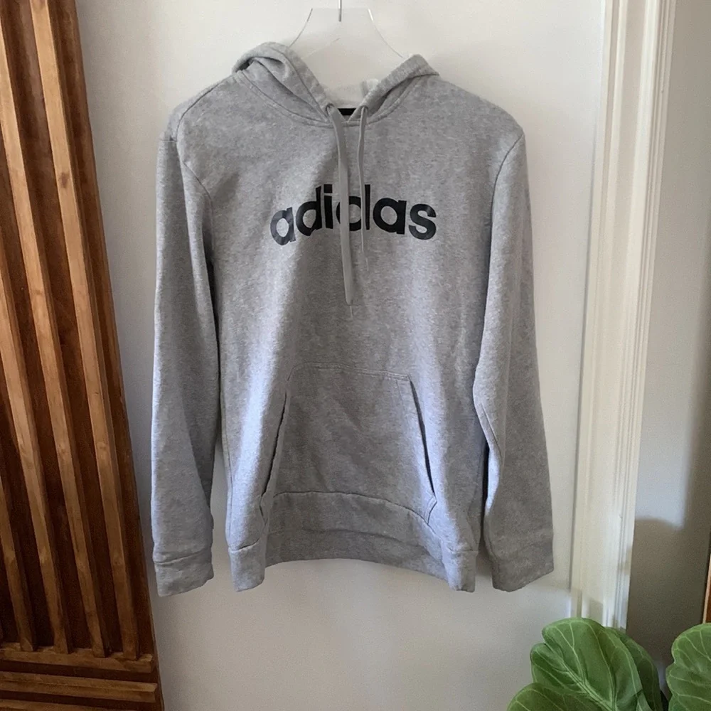 Adidas Basic Pullover Hoodie. Medium - Picture 5 of 11